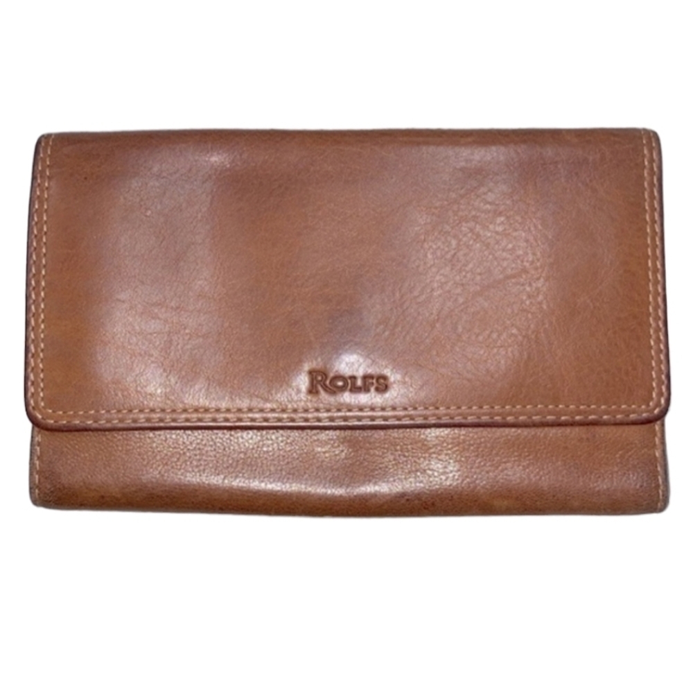 ROLFS brown leather wallet